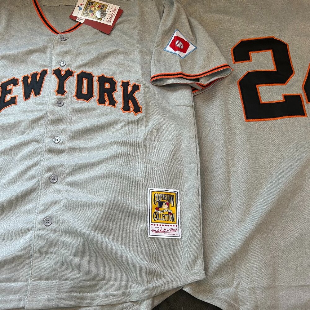 Mitchell and NESS NEW YORK GIANTS WILLIE MAYS Men's JERSEY Sz M,L,XL,2XL NWT - Picture 6 of 8
